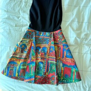 Alice Olivia Colorful Printed Women's Dress